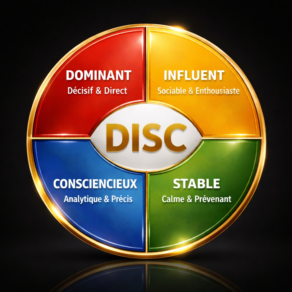 Méthode DISC : comprendre les 4 profils pour mieux manager — Article management par Alain Palacios conférencier